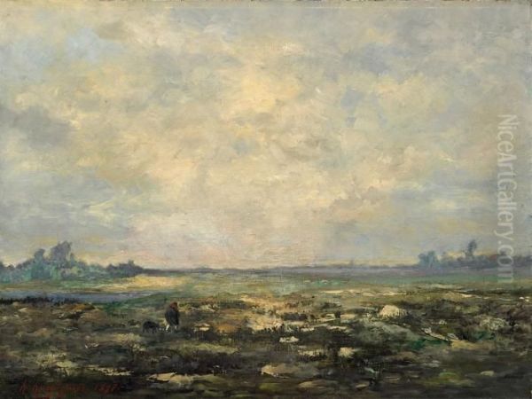 Landschaft Oil Painting by Henri-Joseph Harpignies