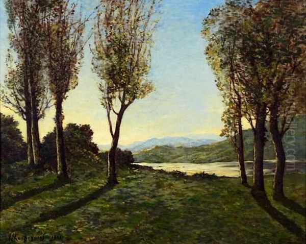 Paysage Oil Painting by Henri-Joseph Harpignies