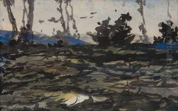 Paysage Oil Painting by Henri-Joseph Harpignies