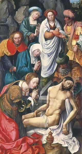 The Entombment Oil Painting by Master of Magdalen