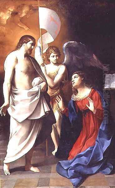 Christ Appearing to the Virgin 1608 Oil Painting by Giovanni Martinelli