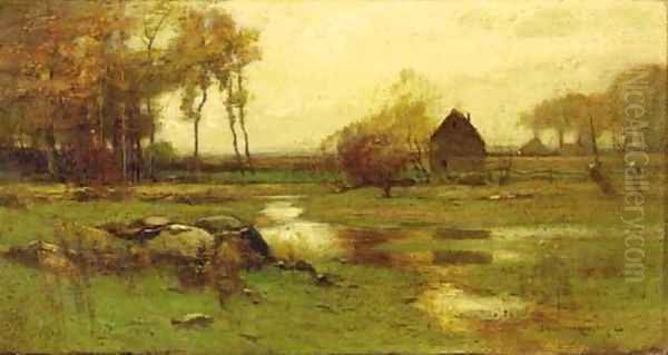 The Brook Oil Painting by John Francis Murphy