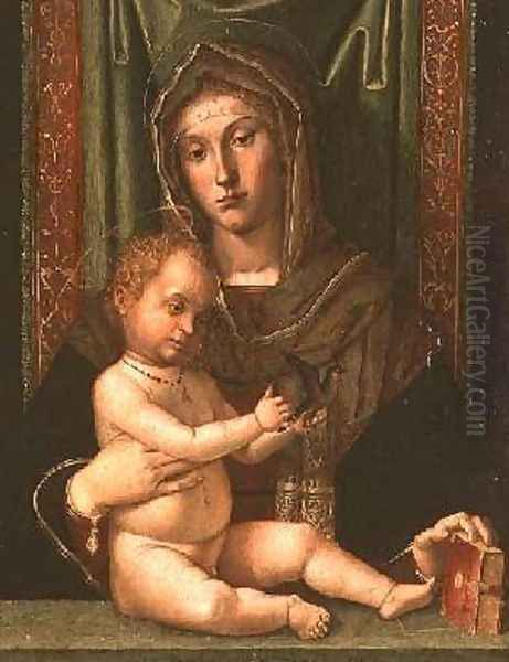 Madonna and Child Oil Painting by Bartolomeo Montagna