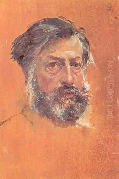 Self Portrait Oil Painting by Ernest Meissonier