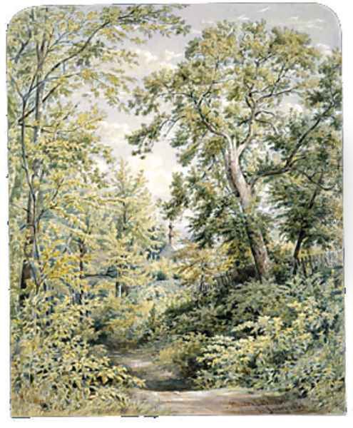 Pleasant Valley, New Jersey Oil Painting by William Rickarby Miller