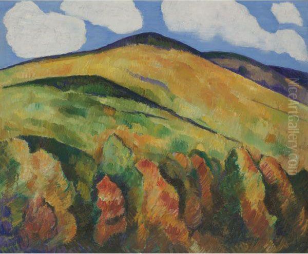 Mountains No. 22 Oil Painting by Marsden Hartley