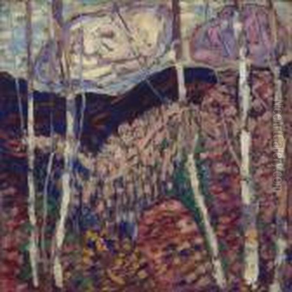 Carnival Of Autumn Oil Painting by Marsden Hartley