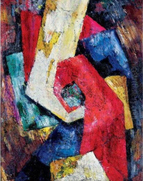 Composition Oil Painting by Marsden Hartley