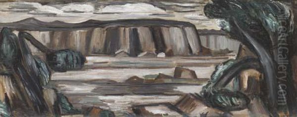 Near Santa Fe Oil Painting by Marsden Hartley