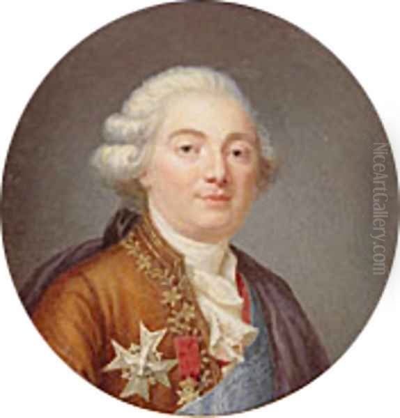 Louis XVI (1754 1793) King of France 1790 Oil Painting by Jean-Laurent Mosnier