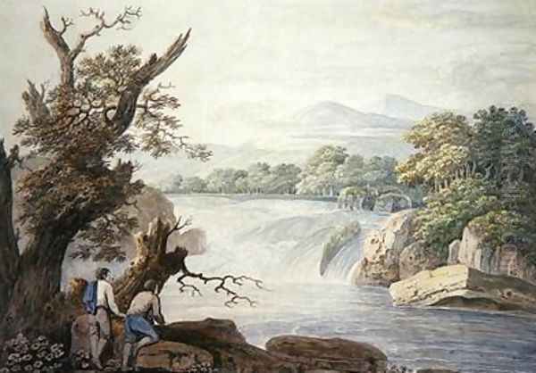 Falls near Terni Oil Painting by Jacob More