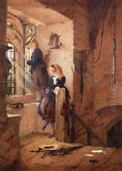 In the Bell Tower Oil Painting by William Muckley