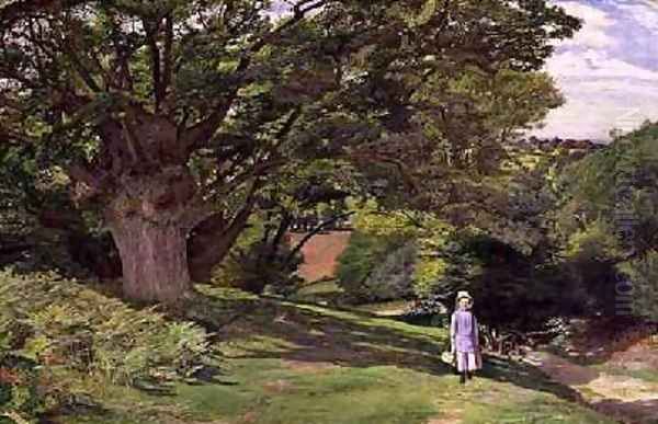 Hayes Common 1852-53 Oil Painting by William Henry Millais