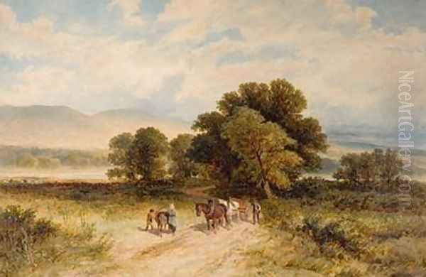 Going Home 1875 Oil Painting by James Edwin Meadows