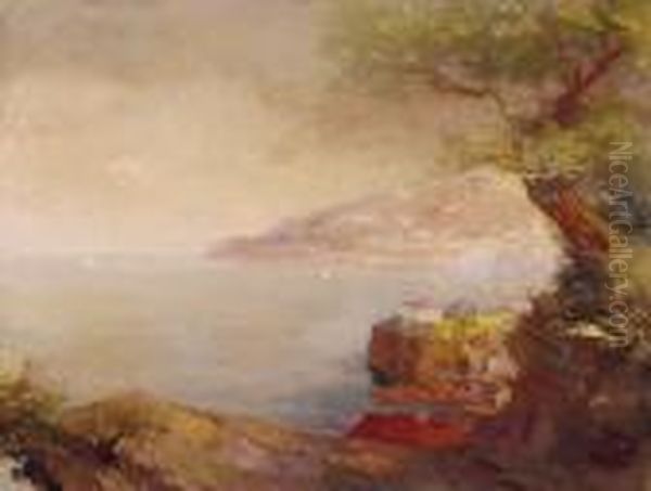 Sorrento Oil Painting by Gyula Hary