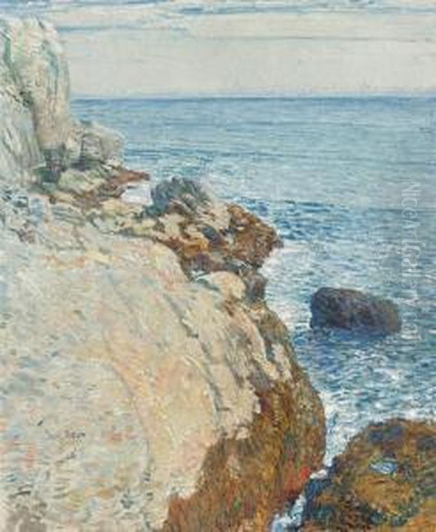 The East Headland, Appledore - Isles Of Shoals Oil Painting by Frederick Childe Hassam