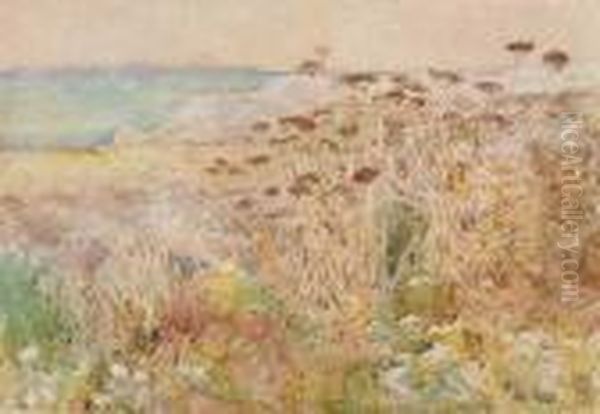 Isles Of Shoals Oil Painting by Frederick Childe Hassam