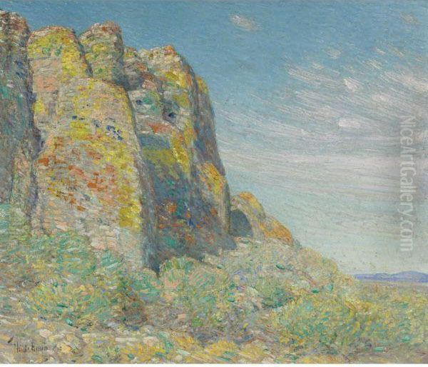 Harney Desert Oil Painting by Frederick Childe Hassam