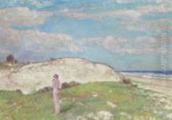 Uncle Benny's Dune Oil Painting by Frederick Childe Hassam