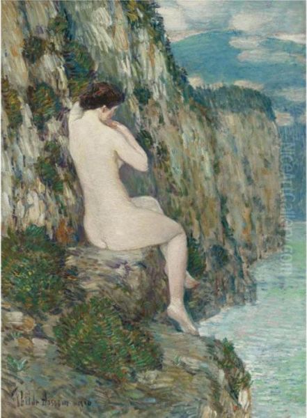 Nude: Isle Of Shoals Oil Painting by Frederick Childe Hassam