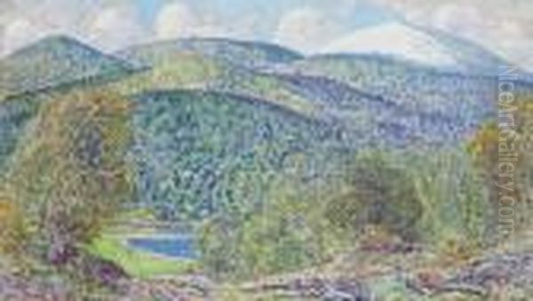 Spring In White Mountains Oil Painting by Frederick Childe Hassam