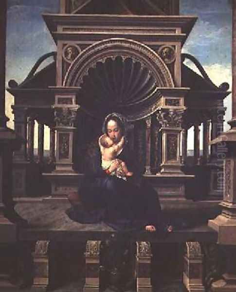 The Virgin of Louvain Oil Painting by Peter Mabuse