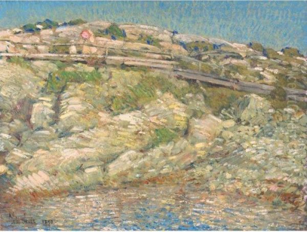 Walk Around The Island Oil Painting by Frederick Childe Hassam