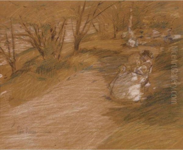 Property From The Collection Of Iola Stetson Haverstick Oil Painting by Frederick Childe Hassam