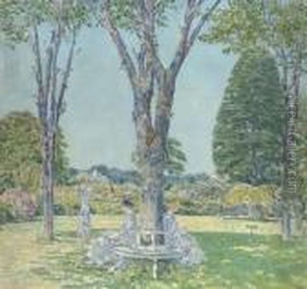 The Audition, East Hampton Oil Painting by Frederick Childe Hassam