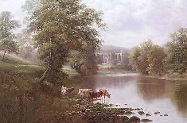 Bolton Abbey Oil Painting by William Mellor