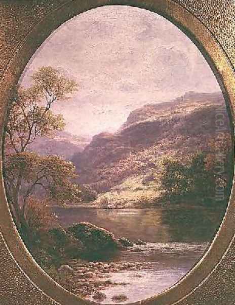 View in Wales Oil Painting by William Mellor