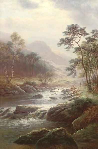 Dovedale, Derbyshire Oil Painting by William Mellor