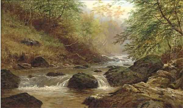 Rydal Beck Oil Painting by William Mellor