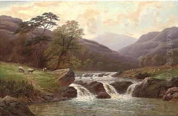 On the Conway, North Wales Oil Painting by William Mellor