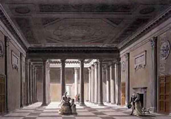 The Hall at Purbrook Oil Painting by Thomas Malton, Jnr.