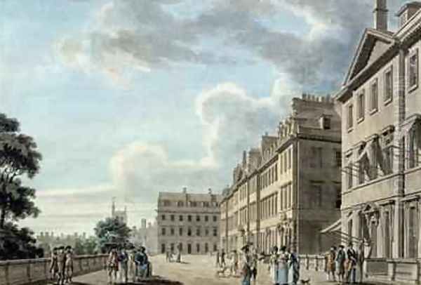 The South Parade Bath 1775 Oil Painting by Thomas Malton, Jnr.