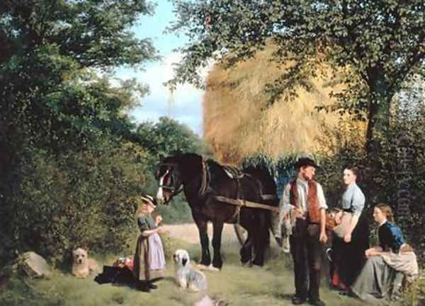 The End of the Day Oil Painting by William Edward Millner