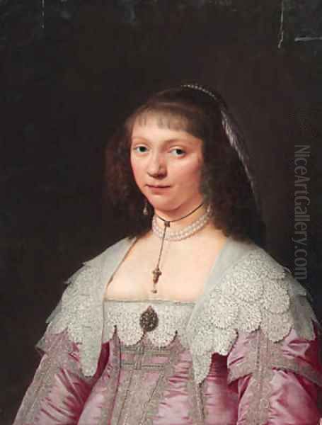 Portrait of a lady Oil Painting by Jacob Fransz van der Merck