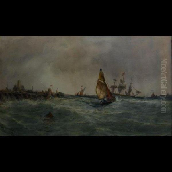 Approaching Storm Oil Painting by Claude Hayes