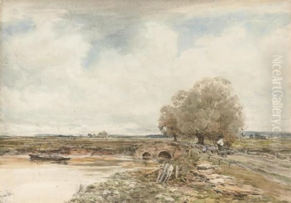 Near Arundel Oil Painting by Claude Hayes