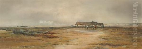 On The Norfolk Coast Oil Painting by Claude Hayes