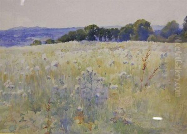 Near Godalming Oil Painting by Claude Hayes