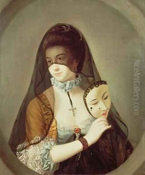 The Fair Nun Unmasked 2 Oil Painting by Henry Robert Morland