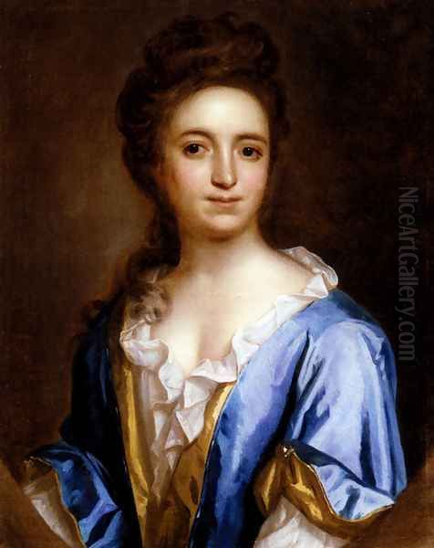 Portrait Of A Lady Oil Painting by Thomas Murray