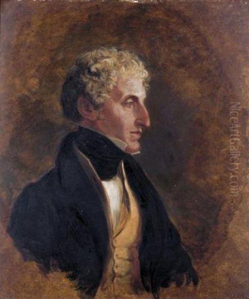 Charles Elphinstone Felming Oil Painting by Sir George Hayter