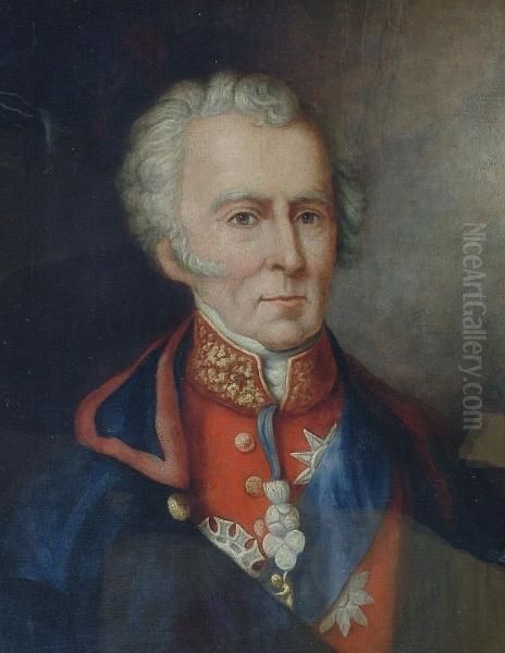 Portrait Of Wellington Oil Painting by Sir George Hayter