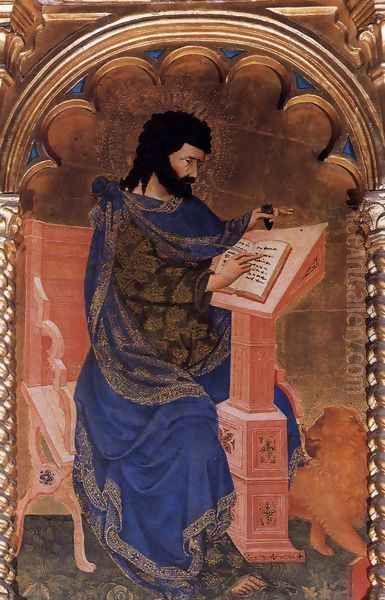 St Mark c 1427 Oil Painting by Michele di Matteo