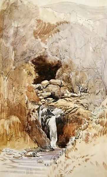 Rocky Stream Oil Painting by John Middleton