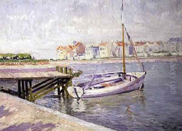 The Landing Stage Oil Painting by Paul Mathieu