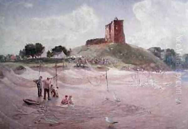 Lunan Sands Oil Painting by David Murray